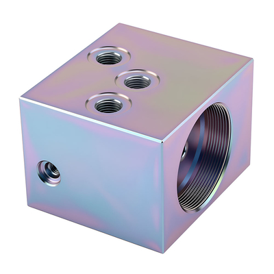 CNC Machined Hydraulic Manifold Block for Marine Equipment