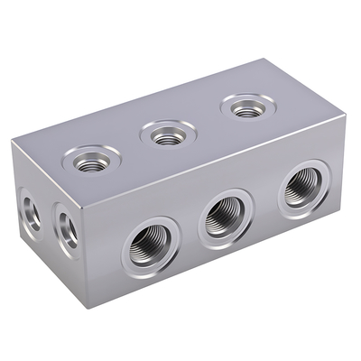 Precision CNC Hydraulic Manifold Block for Offshore Drilling