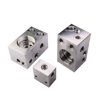 Custom Hydraulic Manifold Block with 5-axis CNC Machining for Precision Fluid Control in Excavators