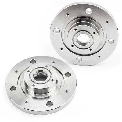 Precision CNC Milled Stainless Steel Flange Housings with Fast Prototyp NC Turning for Prototyping