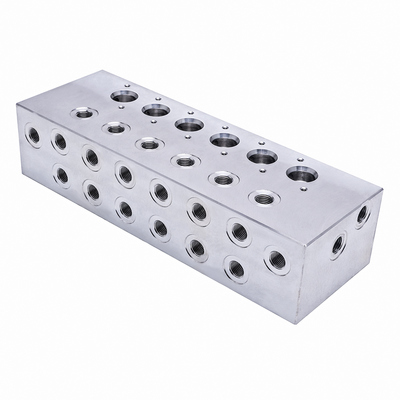 Hydraulic Manifold Block CNC Machining Factory Offering Structural Optimization Design and Multiple Surface Treatment Options for Automation and Agricultural Machinery