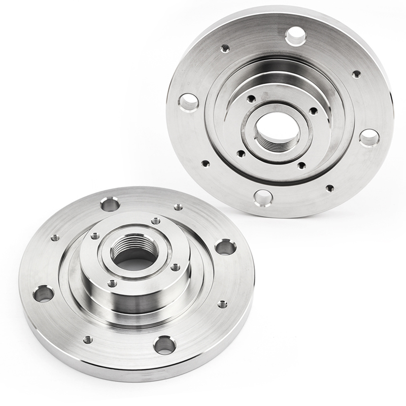 Precision CNC Milled Stainless Steel Flange Housings with Fast Prototyp NC Turning for Prototyping