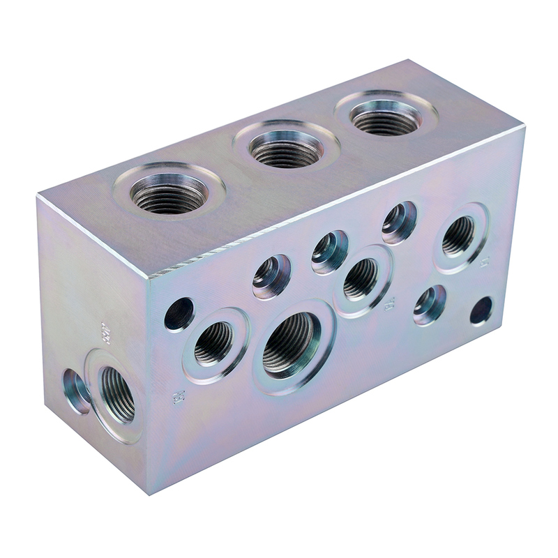 Custom Hydraulic Manifold with One-Stop CNC Machining Solution and Customizable Surface Treatment for Versatile Applications