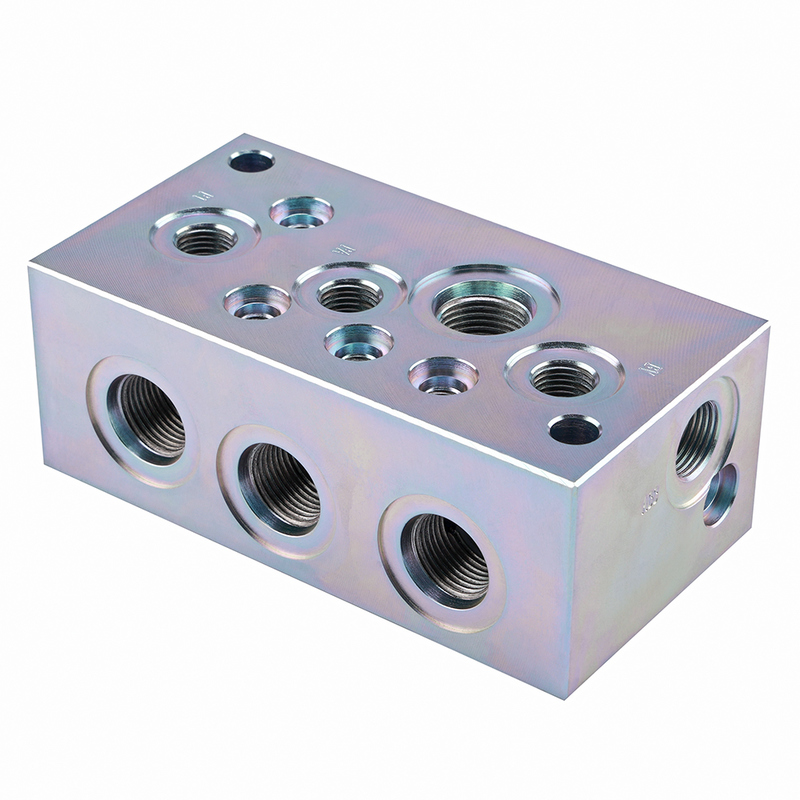 Custom Hydraulic Manifold Block with CNC Custom Service Direct Factory Supply for Complex Oil Passage Machining