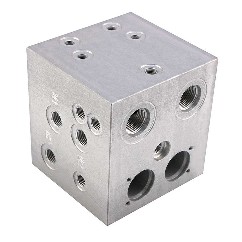Hydraulic Manifold Block CNC Machining Factory Offering Structural Optimization Design and Multiple Surface Treatment Options for Automation and Agricultural Machinery