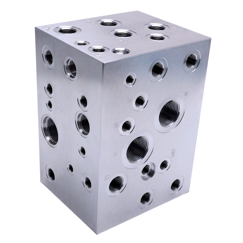 Hydraulic Manifold Block CNC Machining Factory Offering Structural Optimization Design and Multiple Surface Treatment Options for Automation and Agricultural Machinery