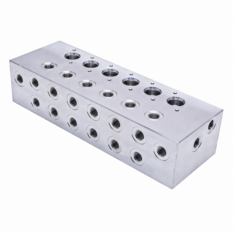 Hydraulic Manifold Block CNC Machining Factory Offering Structural Optimization Design and Multiple Surface Treatment Options for Automation and Agricultural Machinery
