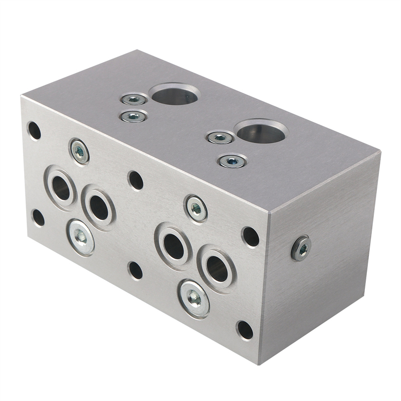 Precision Hydraulic Manifold Block Custom Factory Offering One-Stop CNC Machining Solution from Design to Mass Production for Engineering Machinery and Hydraulic Units