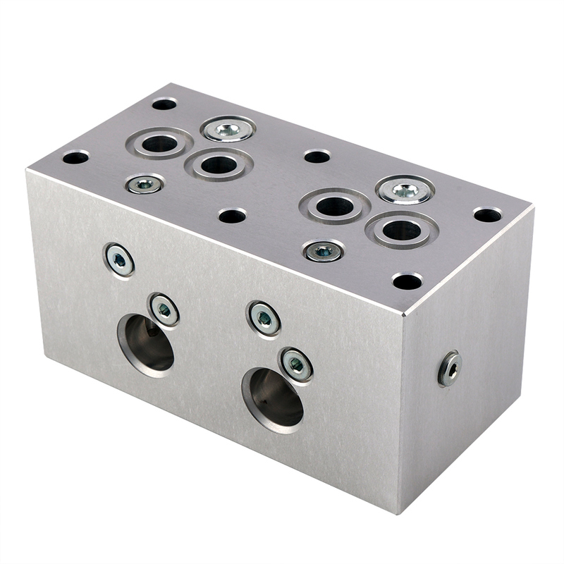 Precision Hydraulic Manifold Block Custom Factory Offering One-Stop CNC Machining Solution from Design to Mass Production for Engineering Machinery and Hydraulic Units