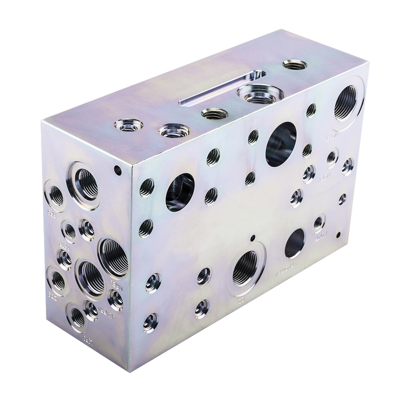 Hydraulic Manifold Block CNC Custom Production Factory Offering One-Stop Design Manufacturing and Testing Solutions for Engineering Hydraulic Applications