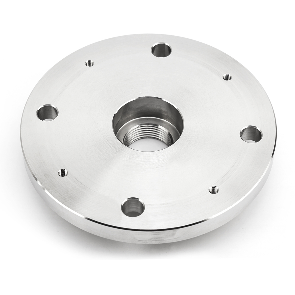 Precision CNC Milled Stainless Steel Flange Housings with Fast Prototyp NC Turning for Prototyping