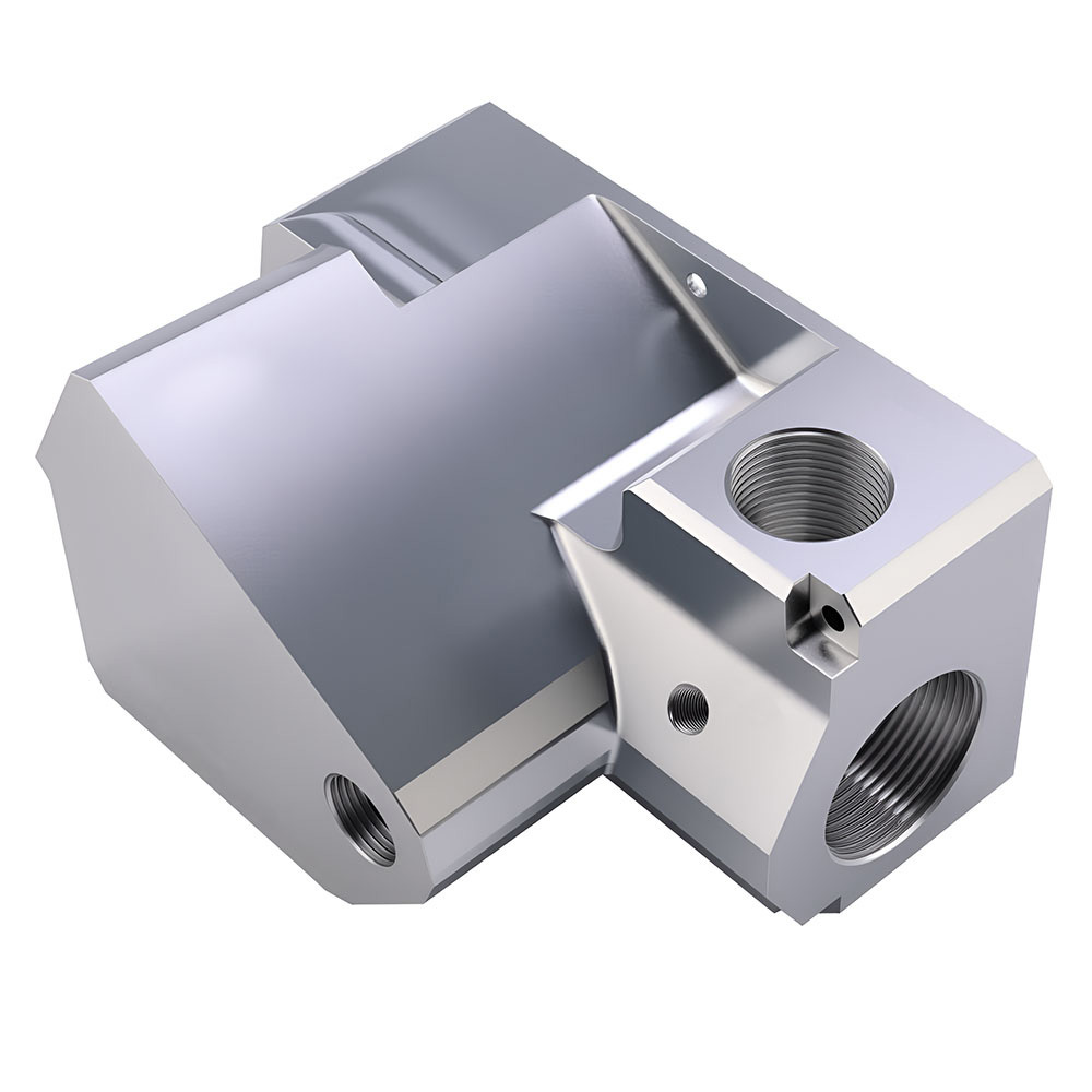 High Precision CNC Machined Hydraulic Manifold Block with ISO 9001:2015 Certification and 100% Hydraulic Function Testing