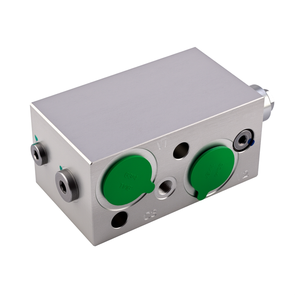 Custom Hydraulic Manifold with One-Stop CNC Machining Solution and Customizable Surface Treatment for Versatile Applications