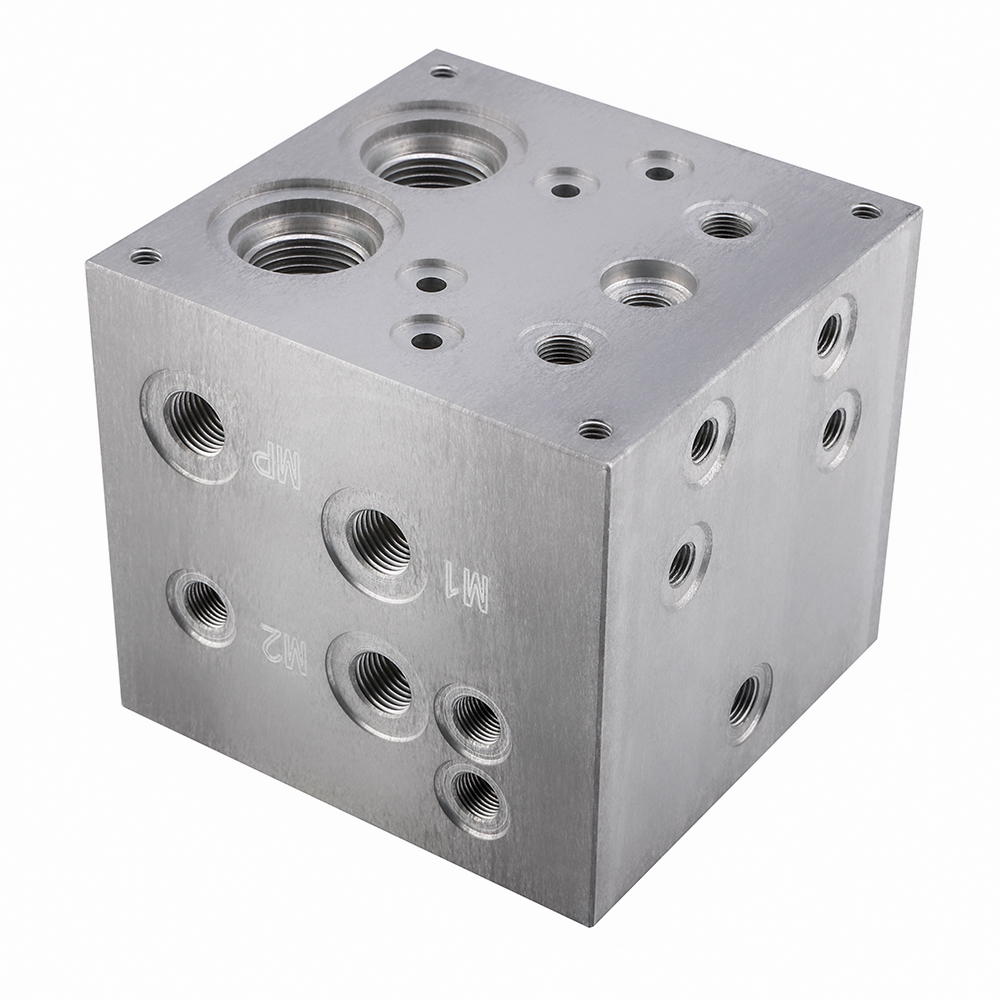 Hydraulic Manifold Block CNC Machining Factory Offering Structural Optimization Design and Multiple Surface Treatment Options for Automation and Agricultural Machinery