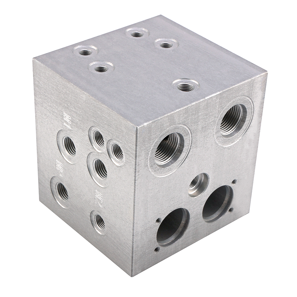 Hydraulic Manifold Block CNC Machining Factory Offering Structural Optimization Design and Multiple Surface Treatment Options for Automation and Agricultural Machinery