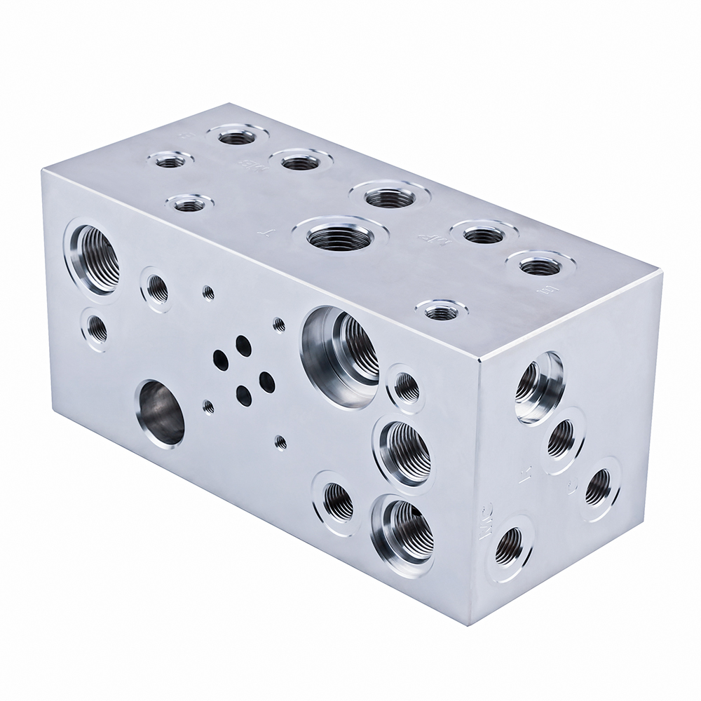 Hydraulic Manifold Block CNC Machining Factory Offering Structural Optimization Design and Multiple Surface Treatment Options for Automation and Agricultural Machinery