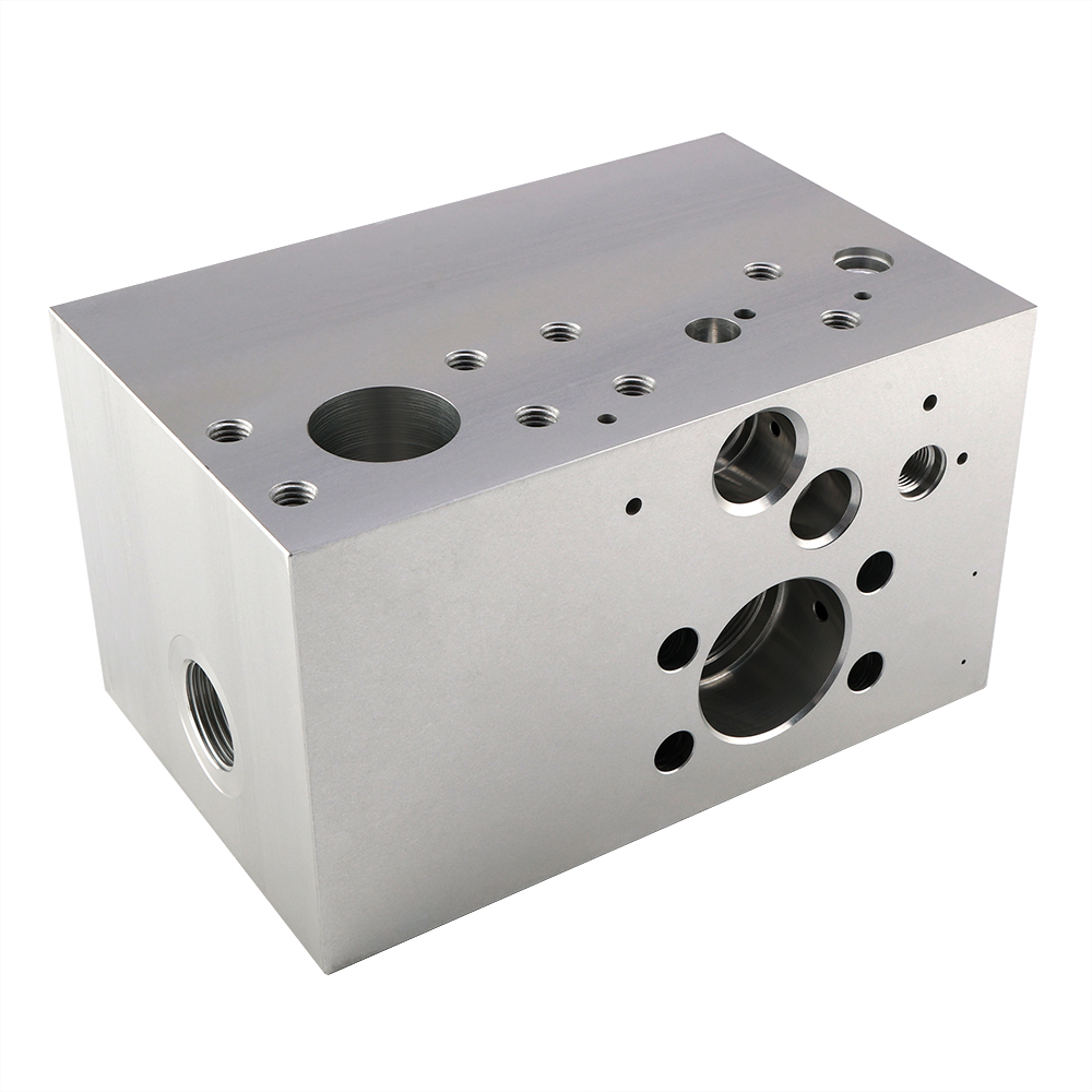 Precision Hydraulic Manifold Block Custom Factory Offering One-Stop CNC Machining Solution from Design to Mass Production for Engineering Machinery and Hydraulic Units