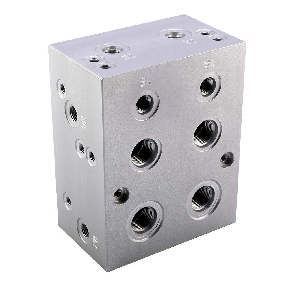 Hydraulic Manifold Block CNC Custom Production Factory Offering One-Stop Design Manufacturing and Testing Solutions for Engineering Hydraulic Applications
