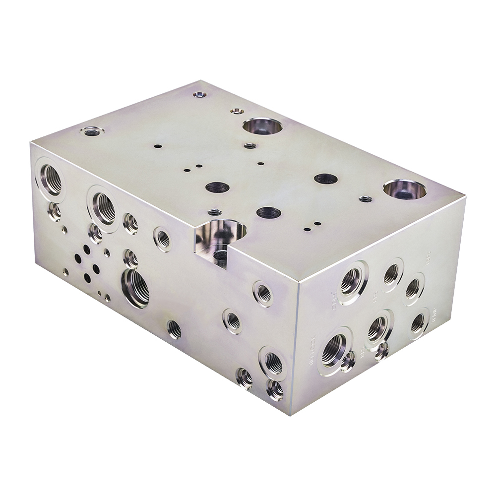 Hydraulic Manifold Block CNC Custom Production Factory Offering One-Stop Design Manufacturing and Testing Solutions for Engineering Hydraulic Applications